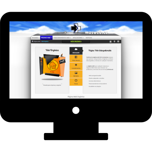 diseño web desktop