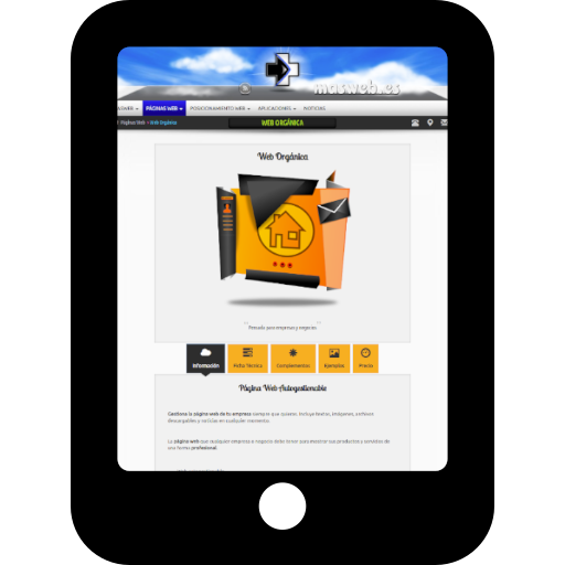 diseño web tablet