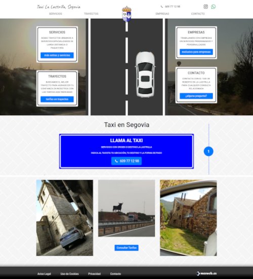 Servicio de taxi con sede en el municipio de La Lastrilla junto a Segovia
