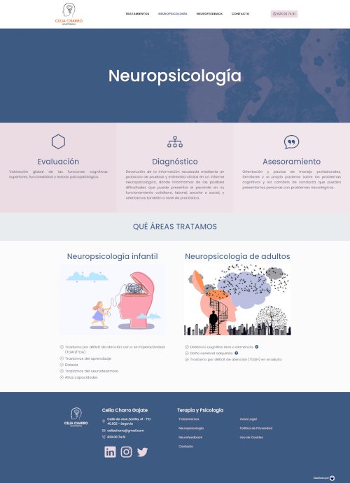 Psicología Clínica, especialista en neuropsicología y neurofeedback